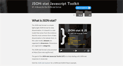 Desktop Screenshot of json-stat.com
